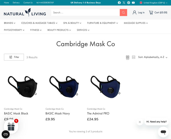 Cambridge-Masks-Now-Available-at-Health-Store-Natural-Living-UK Cambridge Mask Co