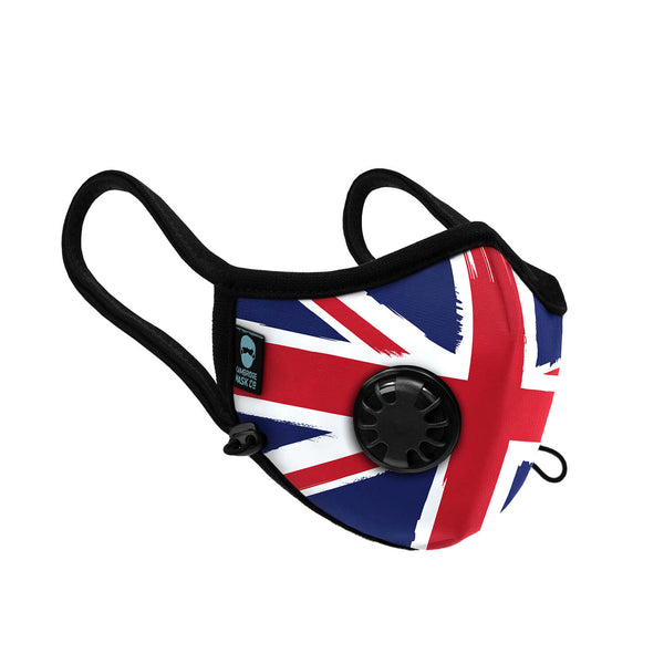 Front side angle image of The Britannia Pro Mask with the Valve