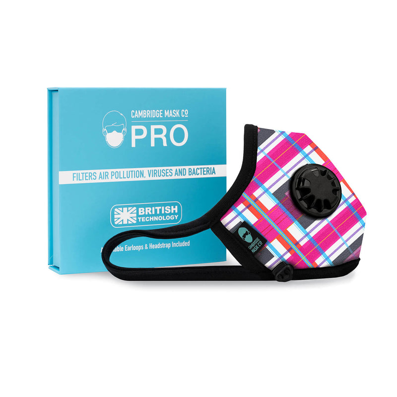 Image of The LadyMacbeth Pro Mask with the Packaging Box 